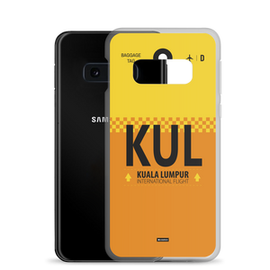 KUL - Kuala Lumpur Samsung phone case with airport code