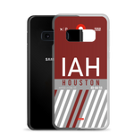 Lade das Bild in den Galerie-Viewer, IAH - Houston Samsung-Handyhülle mit Flughafencode
