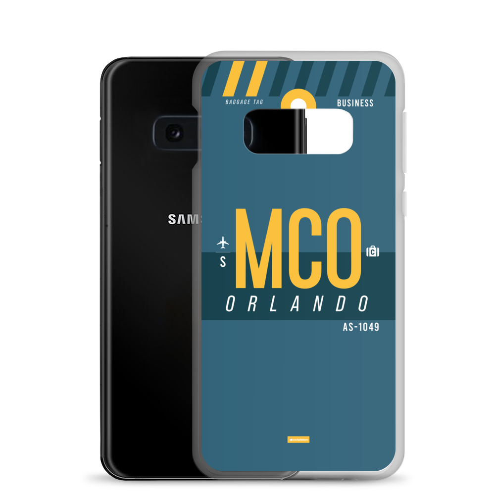 MCO - Orlando Samsung phone case with airport code