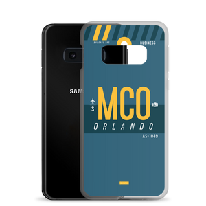 MCO - Orlando Samsung phone case with airport code