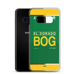 BOG - Bogota Samsung-Handyhülle mit Flughafencode