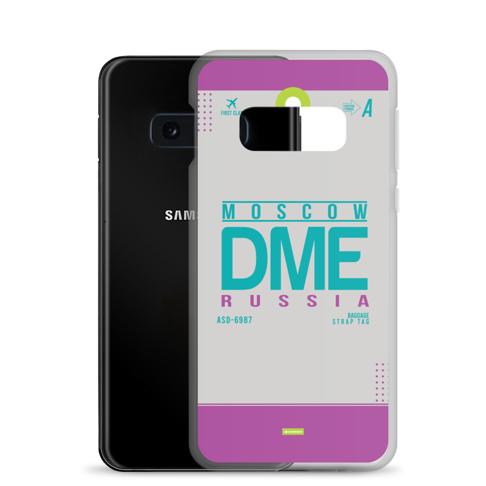 DME - Moscow Samsung phone case with airport code