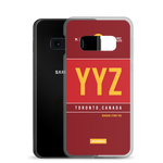 Load image into Gallery viewer, YYZ - Toronto airport code Samsung phone case
