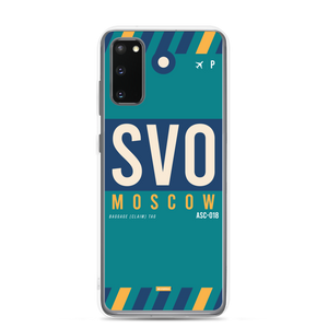 SVO - Moscow Samsung phone case with airport code