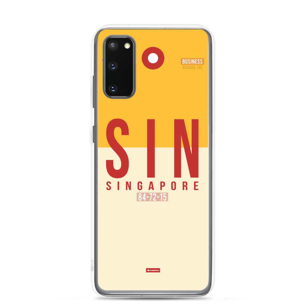 SIN - Singapore Samsung phone case with airport code