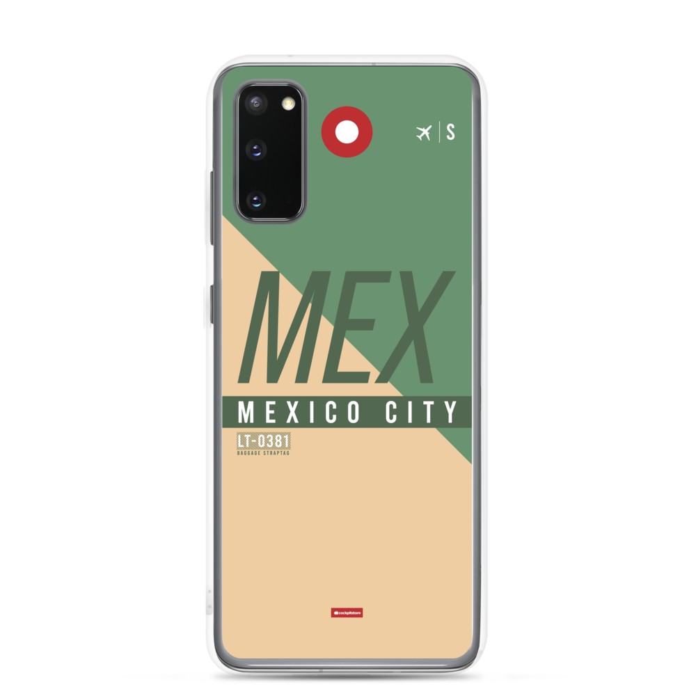 MEX - Mexico Samsung phone case with airport code