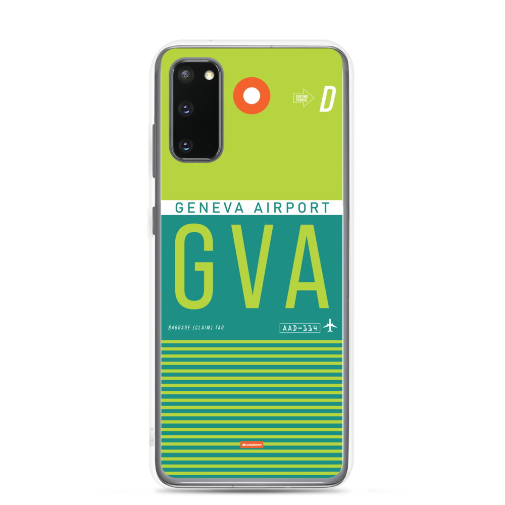 GVA - Geneva Samsung phone case with airport code