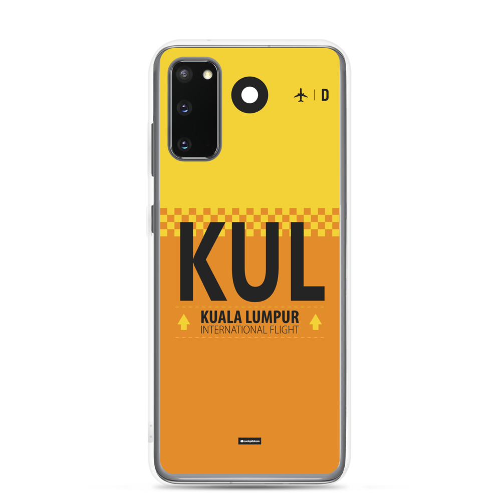 KUL - Kuala Lumpur Samsung phone case with airport code