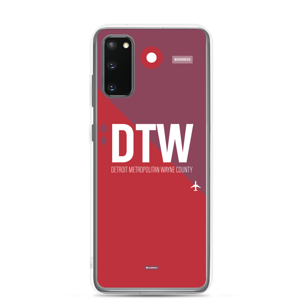 DTW - Detroit airport code Samsung phone case