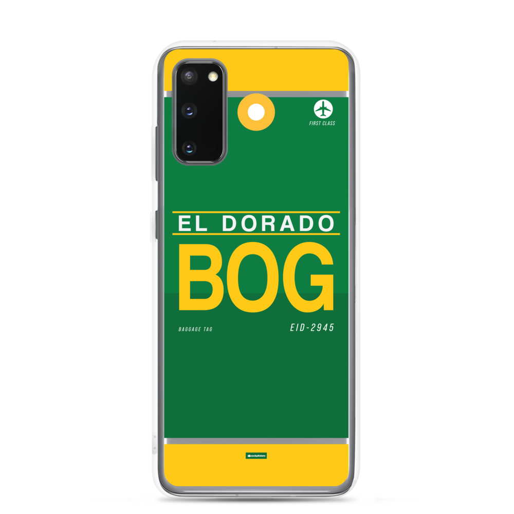 BOG - Bogota Samsung-Handyhülle mit Flughafencode