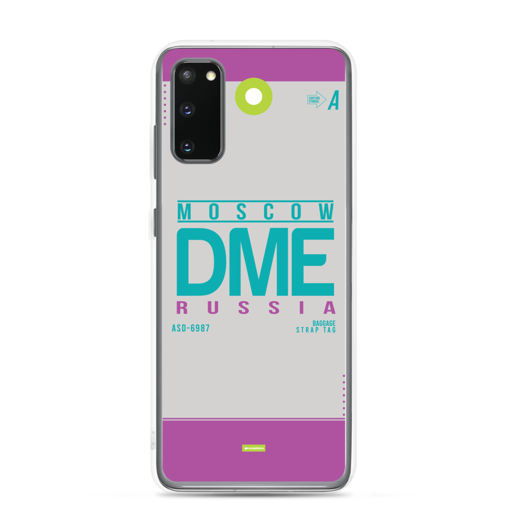 DME - Moscow Samsung phone case with airport code