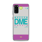 Load image into Gallery viewer, DME - Moscow Samsung phone case with airport code
