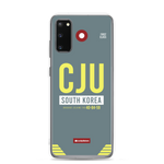 Load image into Gallery viewer, CJU - Jeju Samsung phone case with airport code
