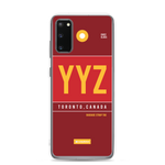 Load image into Gallery viewer, YYZ - Toronto airport code Samsung phone case
