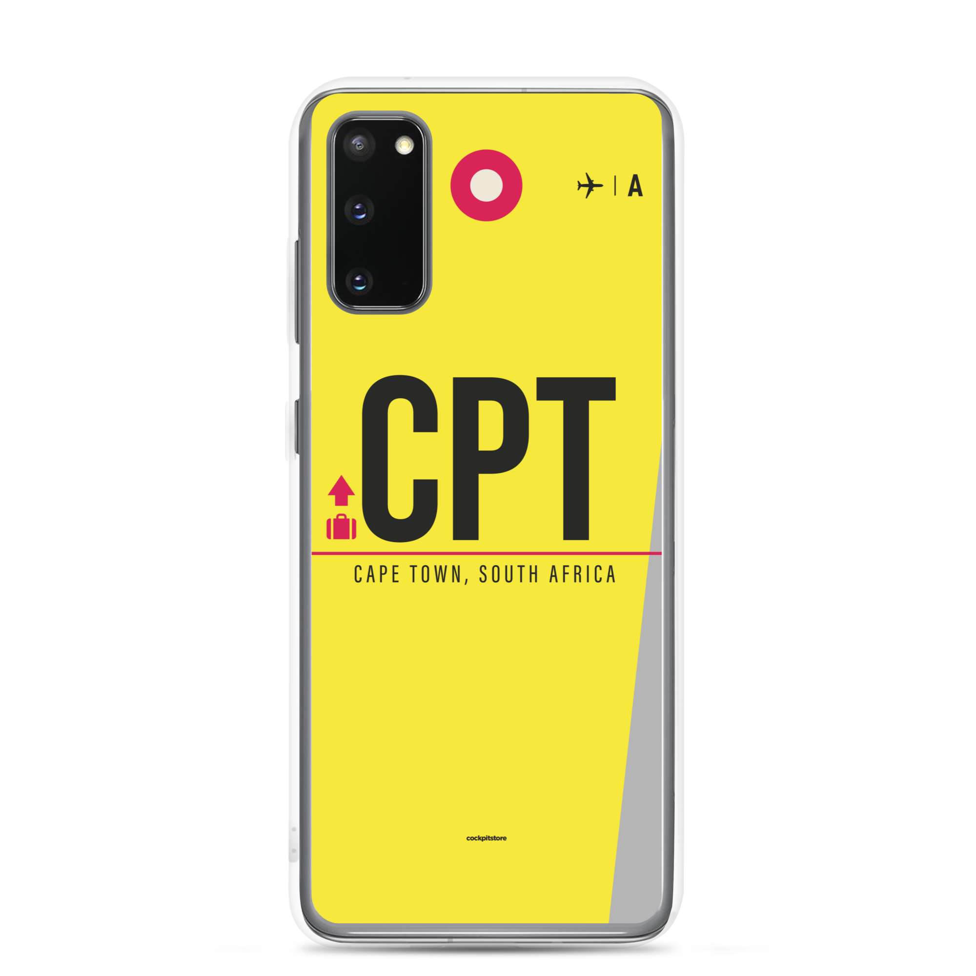 CPT - Cape Town Samsung-Handyhülle mit Flughafencode