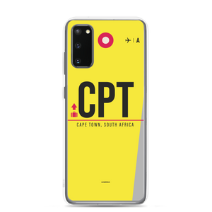 CPT - Cape Town Samsung phone case with airport code