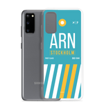 Load image into Gallery viewer, ARN - Stockholm Samsung phone case with airport code
