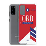 Load image into Gallery viewer, ORD - Chicago airport code Samsung phone case
