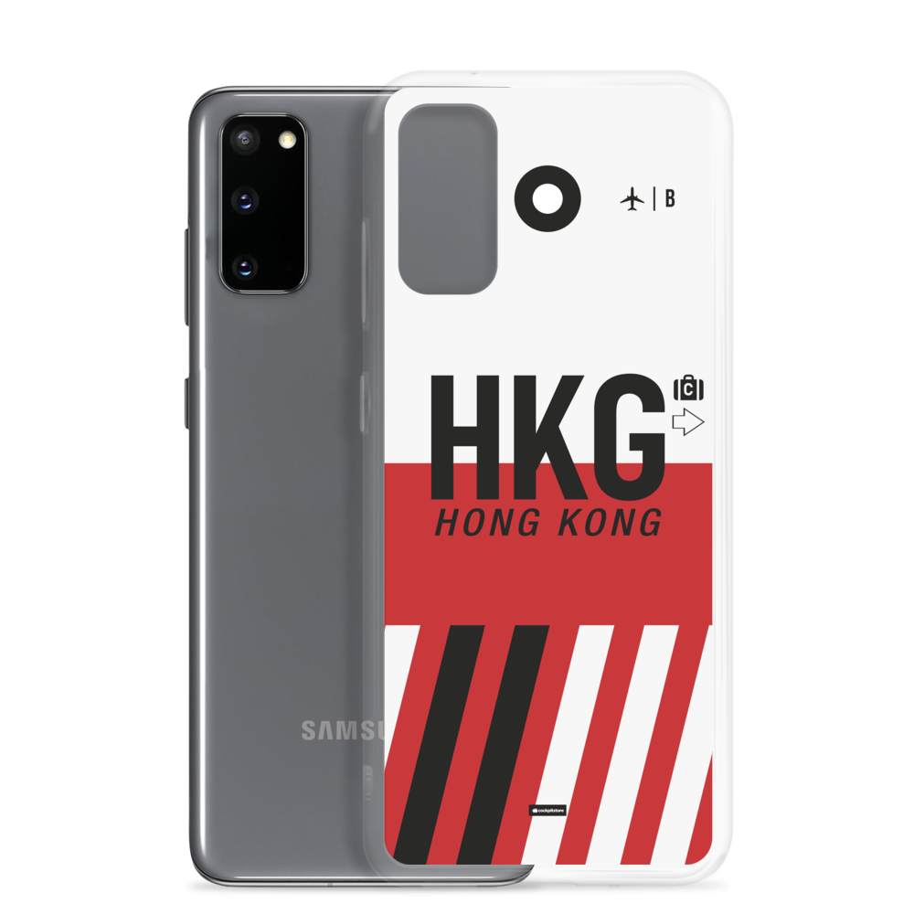 HKG - Hong Kong Samsung-Handyhülle mit Flughafencode