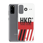 Load image into Gallery viewer, HKG - Hong Kong Samsung phone case with airport code
