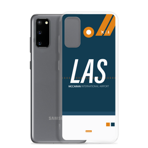 LAS - Las Vegas Samsung-Handyhülle mit Flughafencode