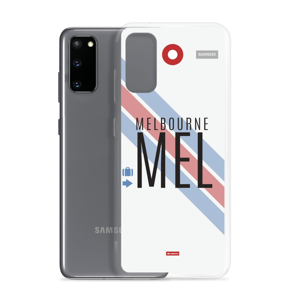 MEL - Melbourne Samsung phone case with airport code