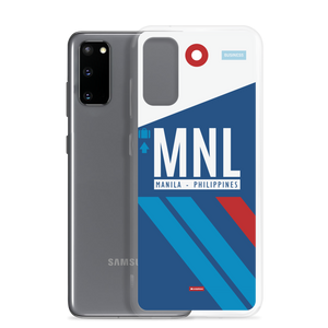 MNL - Manila Samsung-Handyhülle mit Flughafencode