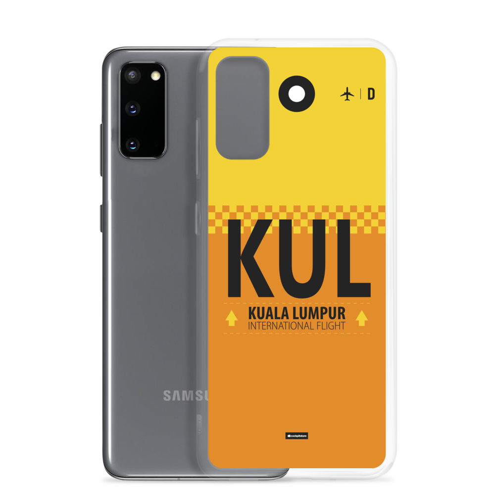 KUL - Kuala Lumpur Samsung phone case with airport code