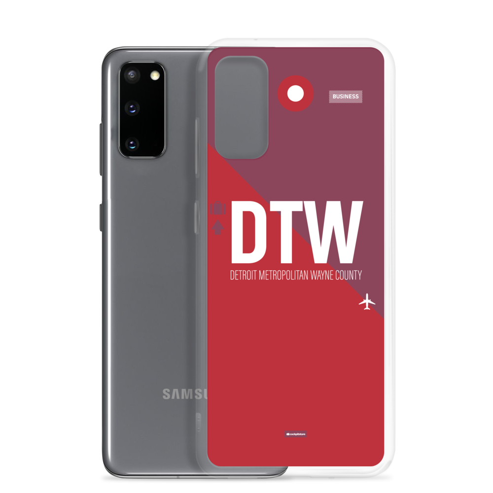 DTW - Detroit airport code Samsung phone case