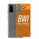 Load image into Gallery viewer, BWI - Baltimore Samsung phone case with airport code
