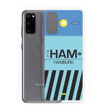 Load image into Gallery viewer, HAM - Hamburg Samsung phone case with airport code
