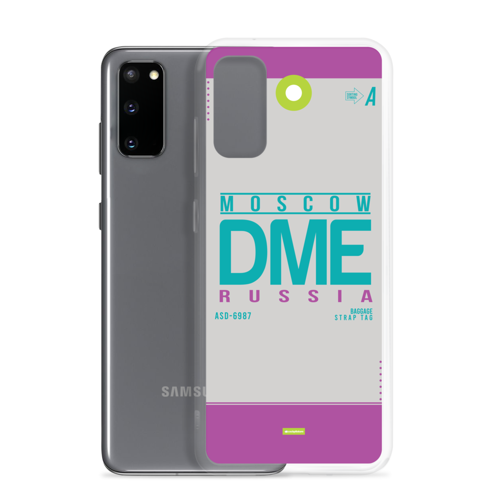 DME - Moscow Samsung phone case with airport code