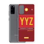 Load image into Gallery viewer, YYZ - Toronto airport code Samsung phone case
