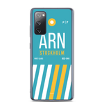 Load image into Gallery viewer, ARN - Stockholm Samsung phone case with airport code
