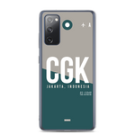 Load image into Gallery viewer, CGK - Jakarta Samsung phone case with airport code
