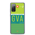 Load image into Gallery viewer, GVA - Geneva Samsung phone case with airport code
