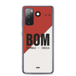 Load image into Gallery viewer, BOM - Mumbai airport code Samsung phone case
