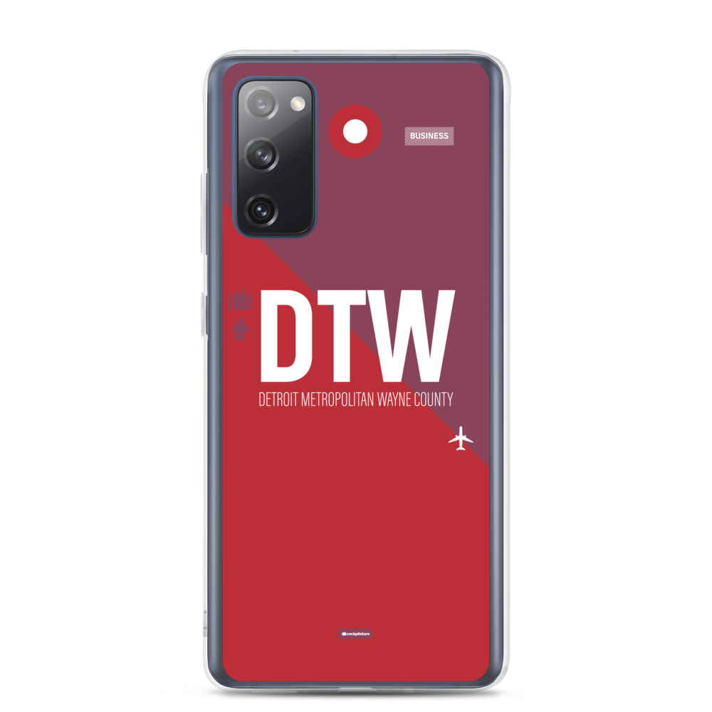 DTW - Detroit airport code Samsung phone case