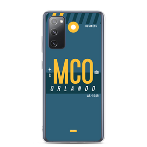 MCO - Orlando Samsung phone case with airport code