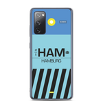 Load image into Gallery viewer, HAM - Hamburg Samsung phone case with airport code
