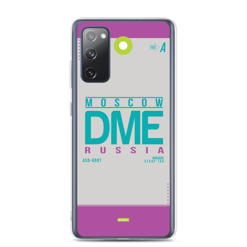 DME - Moscow Samsung phone case with airport code