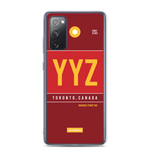 Load image into Gallery viewer, YYZ - Toronto airport code Samsung phone case
