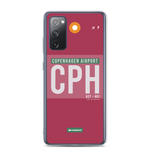 Lade das Bild in den Galerie-Viewer, CPH - Copenhagen Samsung-Handyhülle mit Flughafencode
