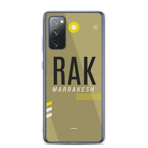 RAK - Marrakesh Samsung-Handyhülle mit Flughafencode