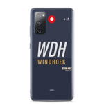Load image into Gallery viewer, WDH - Windhoek Samsung phone case with airport code
