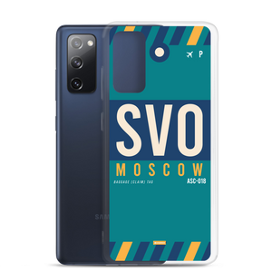 SVO - Moscow Samsung phone case with airport code