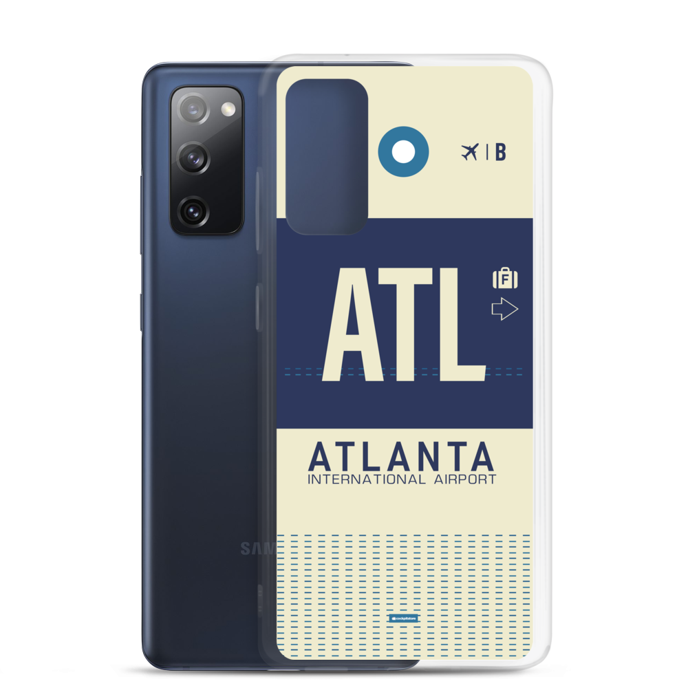 ATL - Atlanta Samsung-Handyhülle mit Flughafencode
