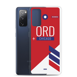 Load image into Gallery viewer, ORD - Chicago airport code Samsung phone case
