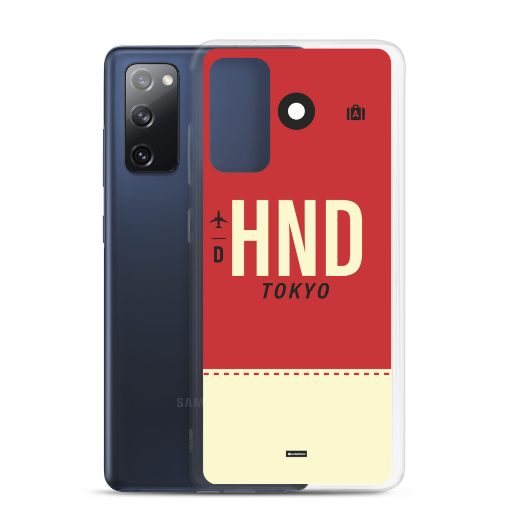 HND - Haneda Samsung-Handyhülle mit Flughafencode