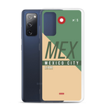 Load image into Gallery viewer, MEX - Mexico Samsung phone case with airport code
